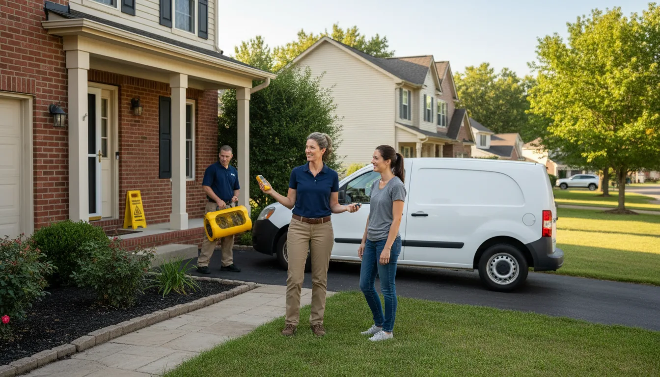 Residential water damage restoration in Timnath, CO